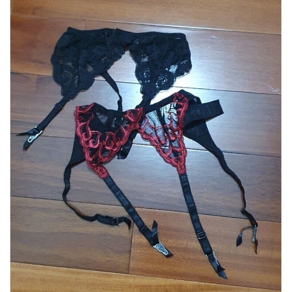 SET 2 Victoria’s Secret Garter Belt Lingerie P\S - Picture 2 of 12